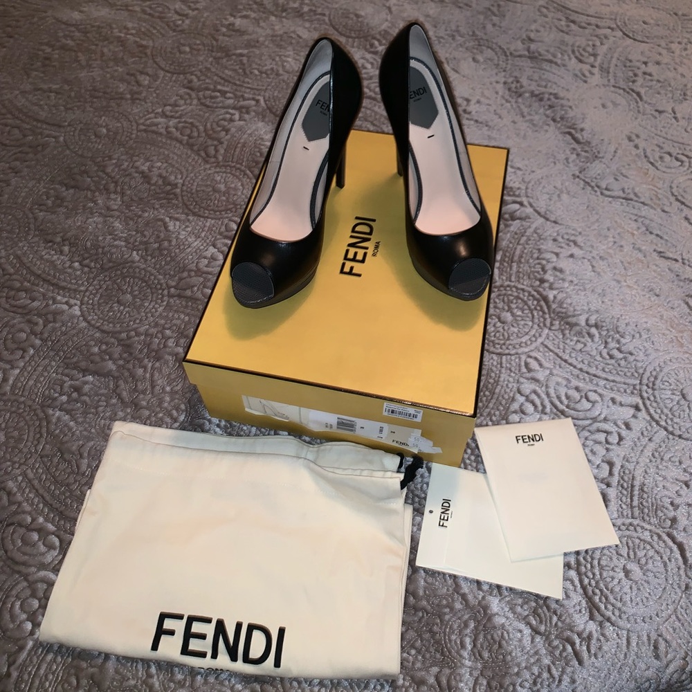 Fendi Open Toe Heels